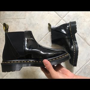 Dr. Martens patent leather boots